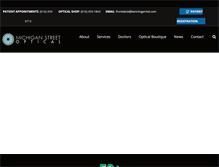 Tablet Screenshot of michiganstreetoptical.com
